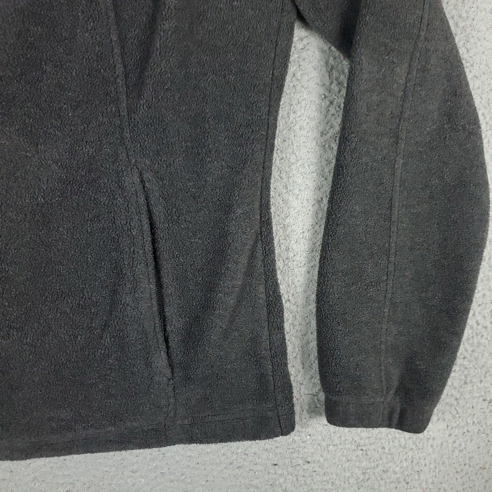 Columbia Sweater Womens Medium Gray Fleece Full Zip Up Jacket Sweatshirt - Picture 5 of 10